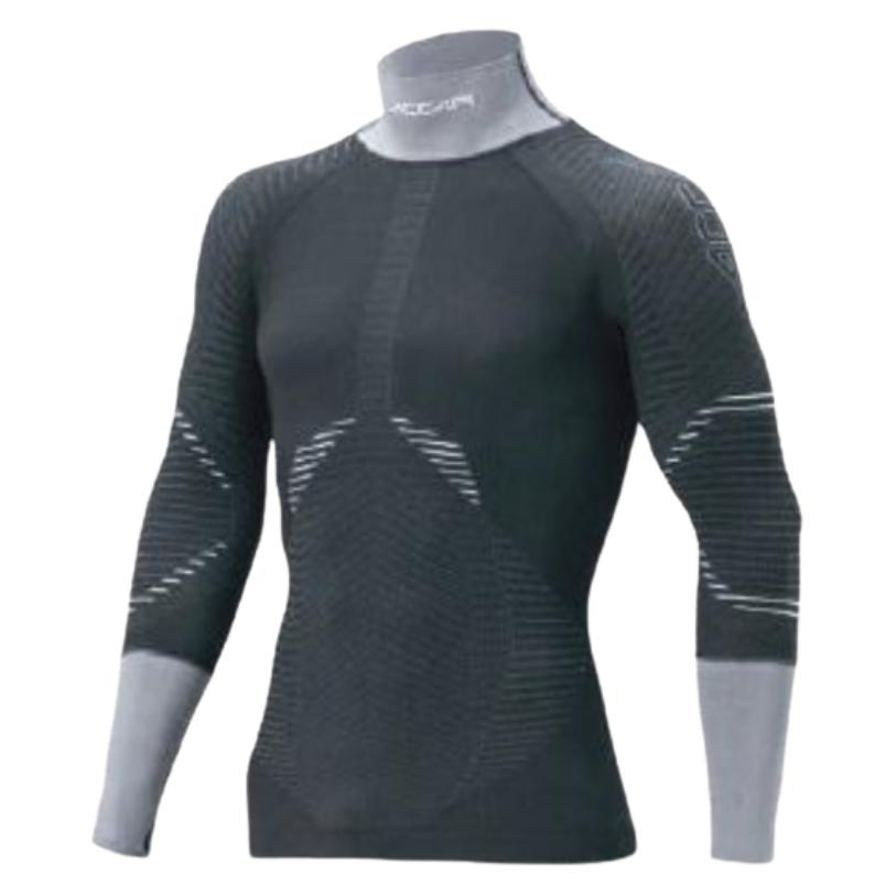 Accapi Herren LS Shirt Hockey Schnittschutz - Schwarz/Anthrazit XS/S (S, XS) (Accapi)