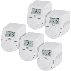 DNT Heizkörperthermostat-Set ThermoTune (5 Stück), Thermostat, Weiss