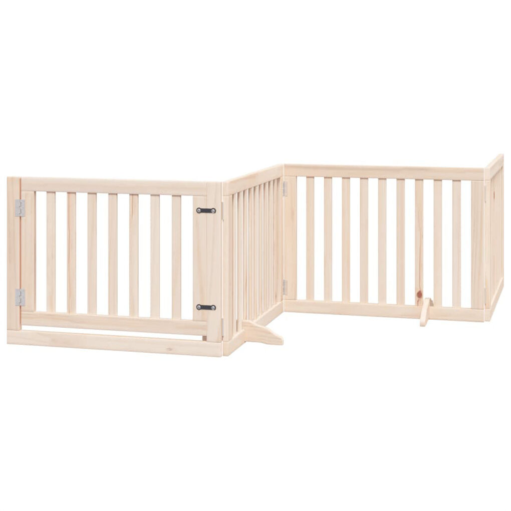 Archie & Oscar Garlan Solid Wood Dog House Door Beige 60cm H x 480cm W x 2cm D