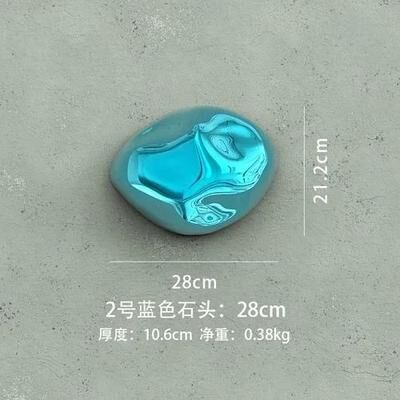 Inspired Finds Luxury 3D Golden Stone Wall Hanging Decor For Modern Interiors blue.02