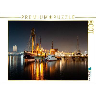 CALVENDO Puzzle Museumsschiff in Kiel 1000 Teile Lege-Größe 640 x 480 cm Foto-Puzzle Bild von Karsten Rahn