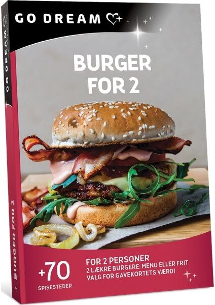 Go Dream - Burger For 2 Personer