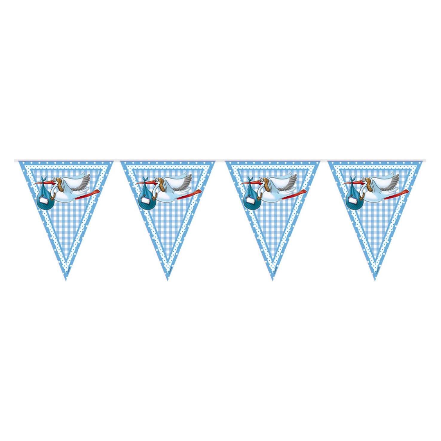 Folat Girlande "Blauer Storch" (1 Stk.) (09057)