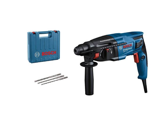 Bohrhammer BOSCH PROFESSIONAL Bohrhammer 2 , blau (bunt), Bohrmaschinen, Bohrhammer