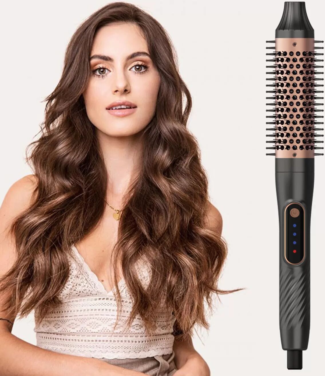 INF 2-in-1 Multifunktionaler Haarstyler: Glätteisen und Lockenstab