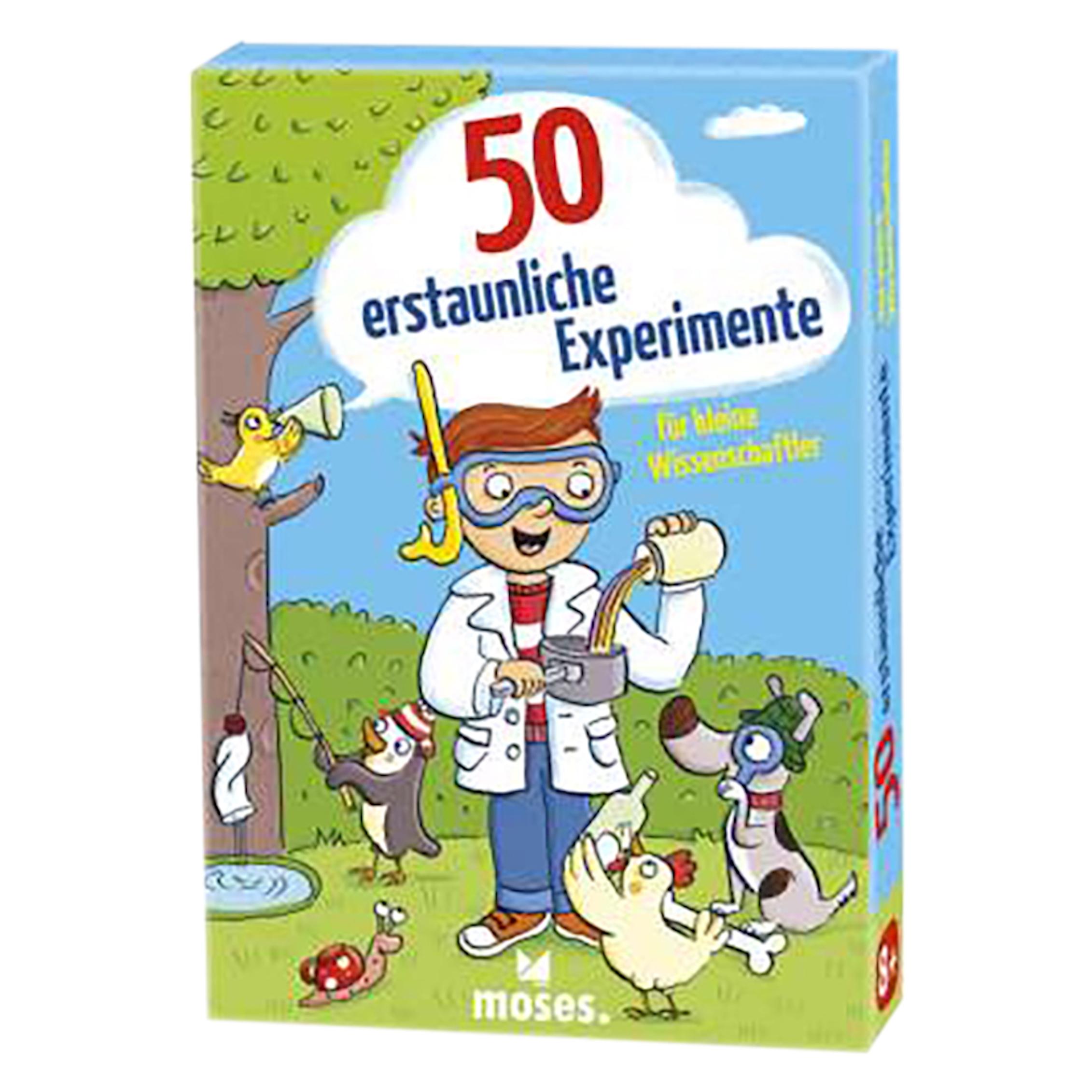 Moses 50 erstaunliche Experimente für kleine Wissenschaftler (MOS21097)