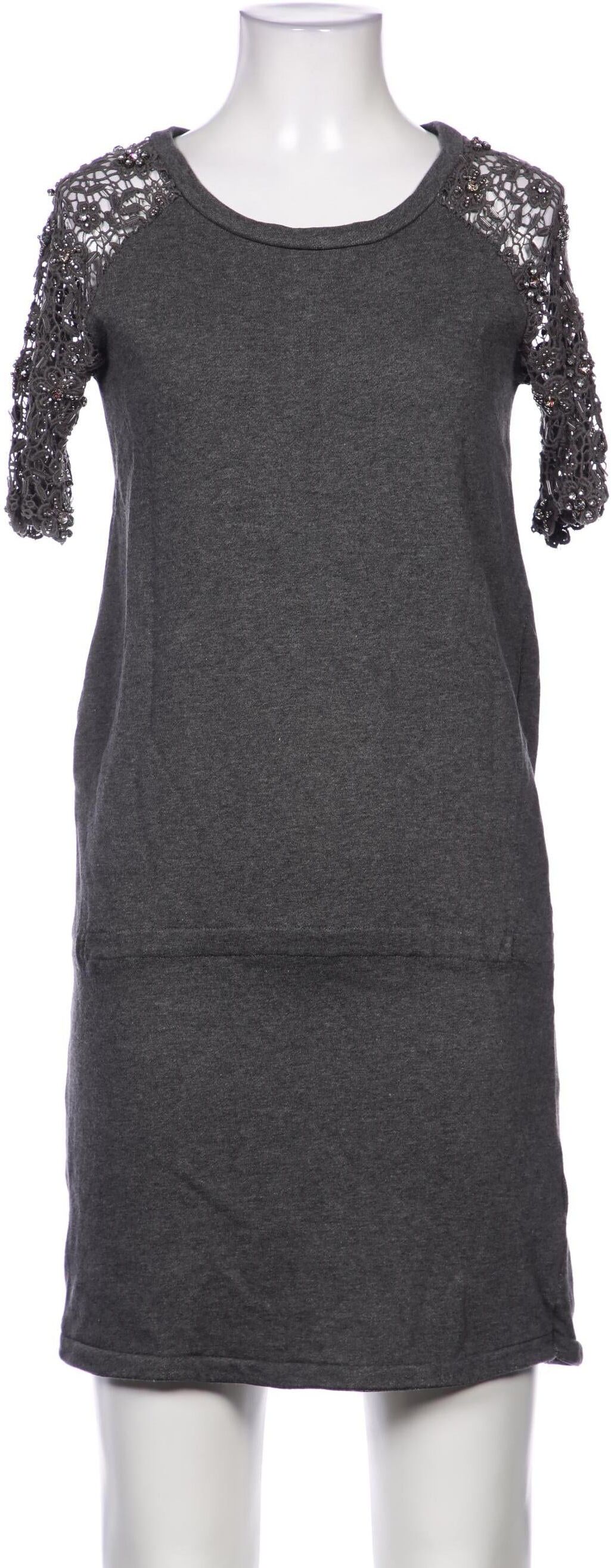 Hoss Intropia Damen Kleid, Grau, Gr. XS, Baumwolle - Second Hand