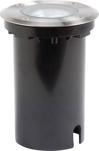 Konstsmide 7606-000 Bodeneinbauleuchte, Außeneinbauleuchte GU10 7W Edelstahl