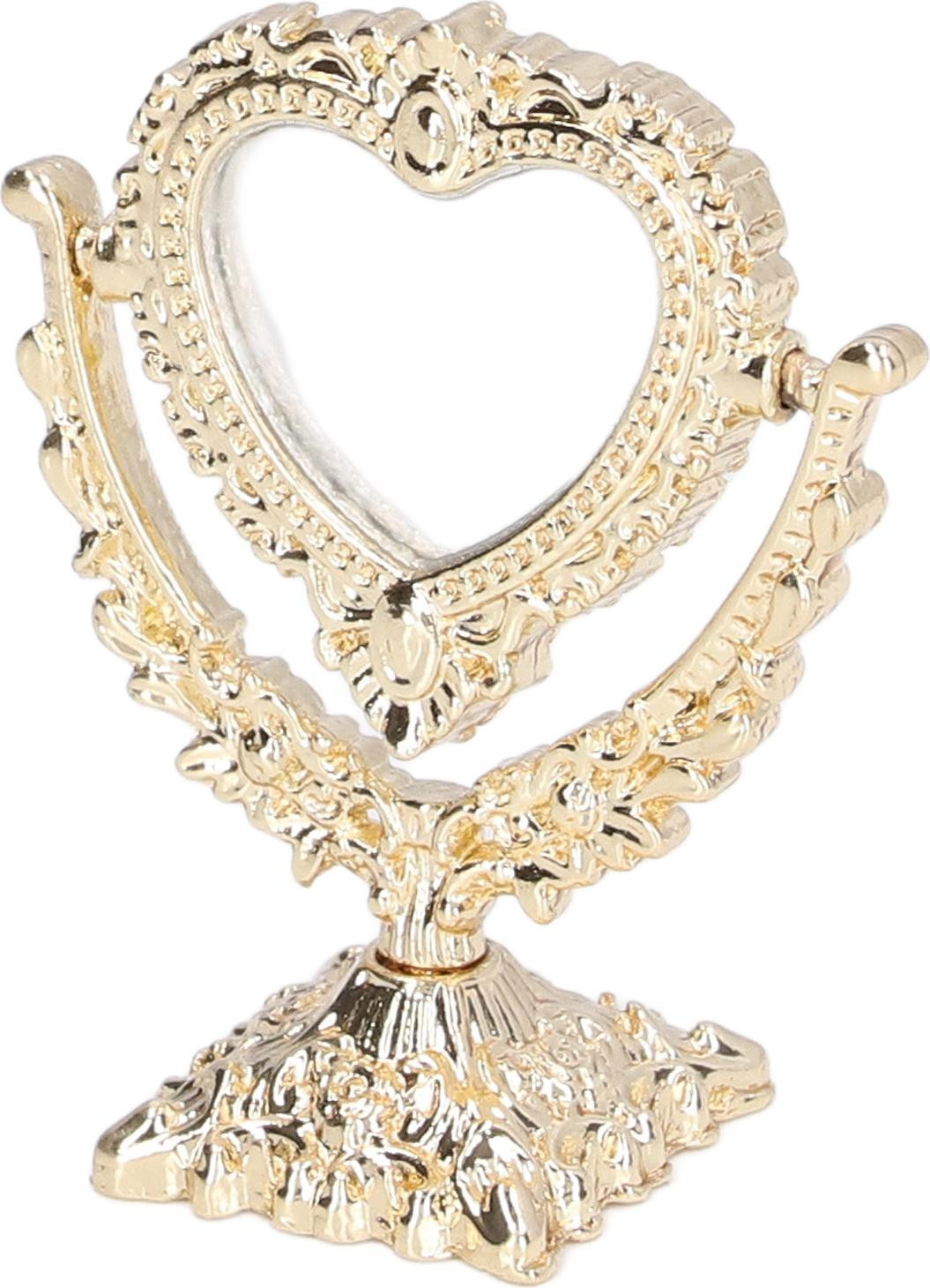 Goden Heart Miniatuur Spiegelkast voor Poppenhuis 1:12 Decoratieve Accessoires