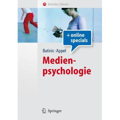Medienpsychologie, Taschenbuch von Bernad Batinic,Markus Appel, Springer Berlin