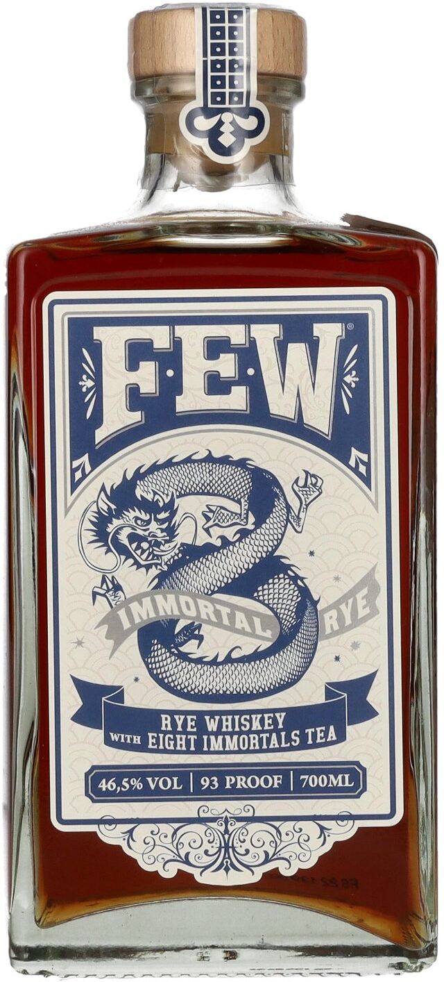 FEW Spirits FEW Immortal Rye Whiskey with Eight Immortals Tea 46,5% Vol. 0,7l