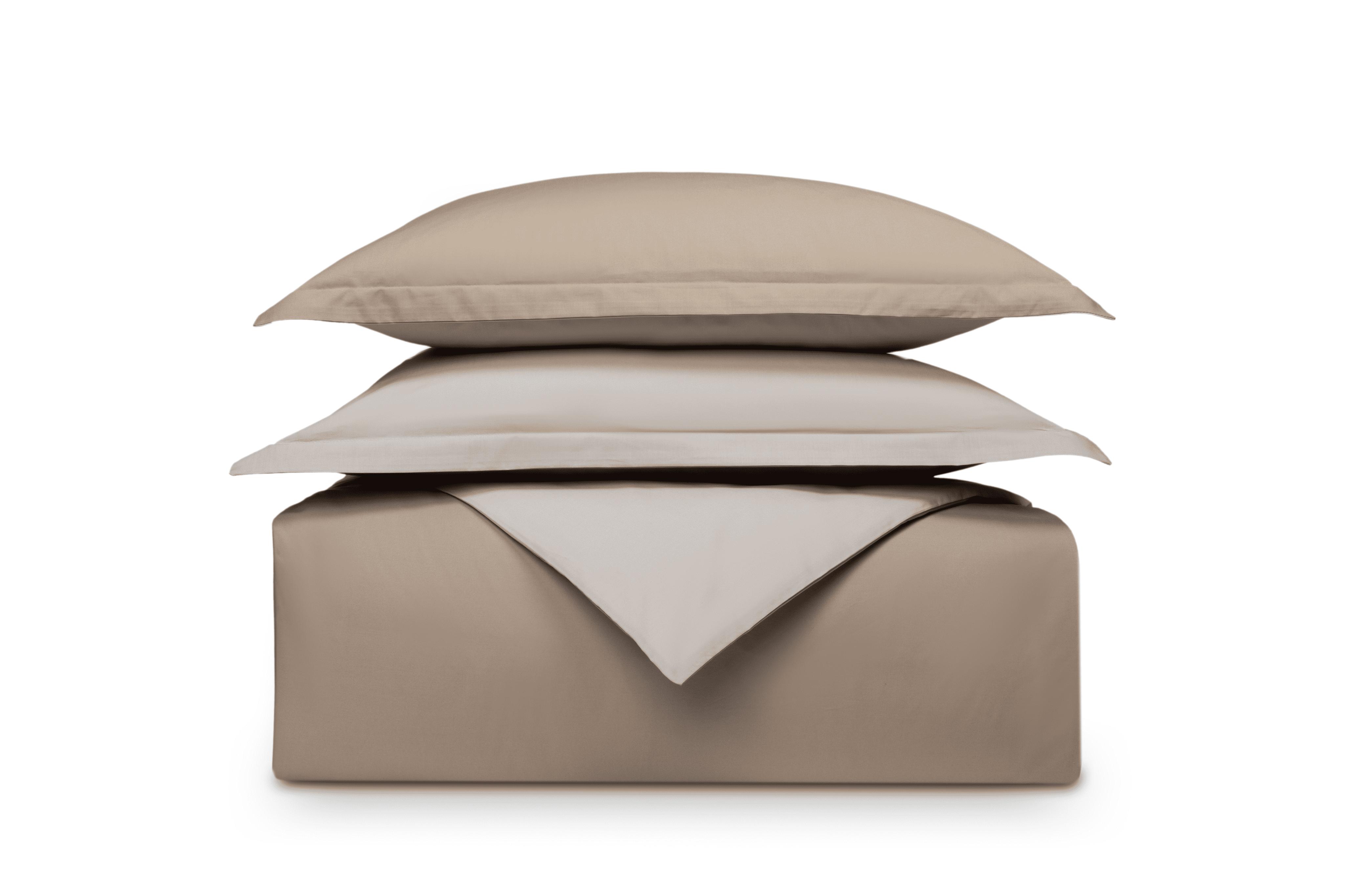Emma Comfort Perkal Kopfkissenbezug | Beige | 40x80cm