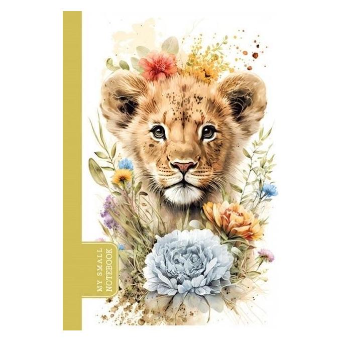 Teka Dekoratives Notizbuch 105x148/48K glatt TW Lion (A6, Harter Einband) (47995326)