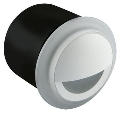 KAMI Ideus LED-trapverlichting, rond, wit, 3,5 W, 210 lm, 4000 K, wandmontage
