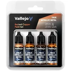 Vallejo True Metallix Metal PAINT SET Ancient Copper