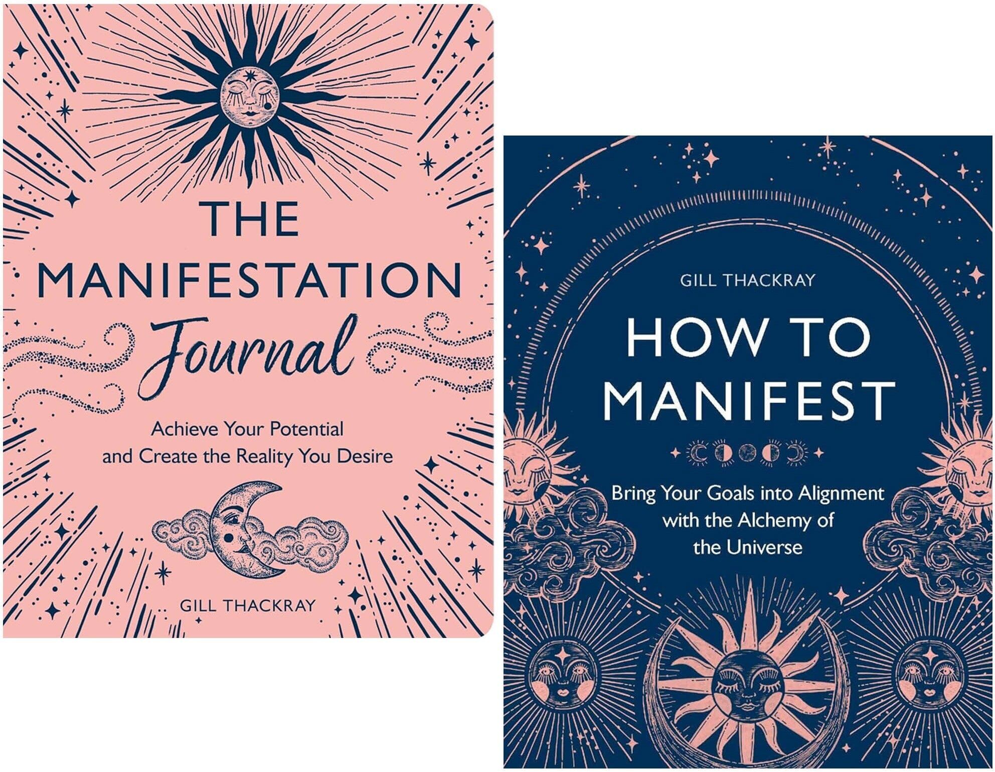 Gill Thackray: How to Manifest & The Manifestation Journal 2 Books Collection Set - Non Fiction - Paperback Michael O'Mara Books Ltd