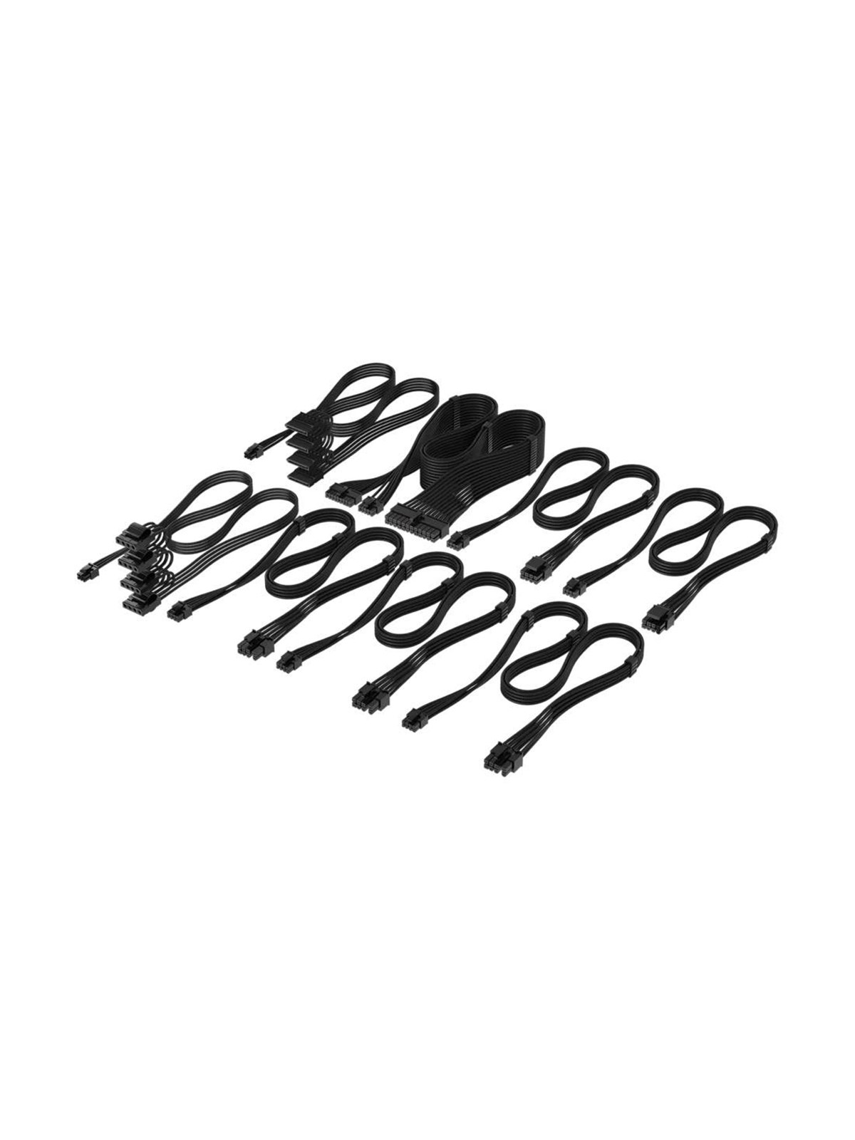 Corsair Elite Premium Individually Sleeved Type-5 PSU Cables Pro Kit - Schwarz