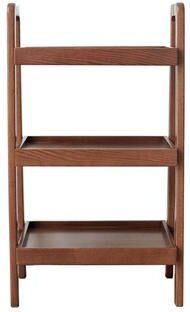Aura Classic Solid Wood Storage Organizer, 3-Tier Beech Shoe Rack for Entryway