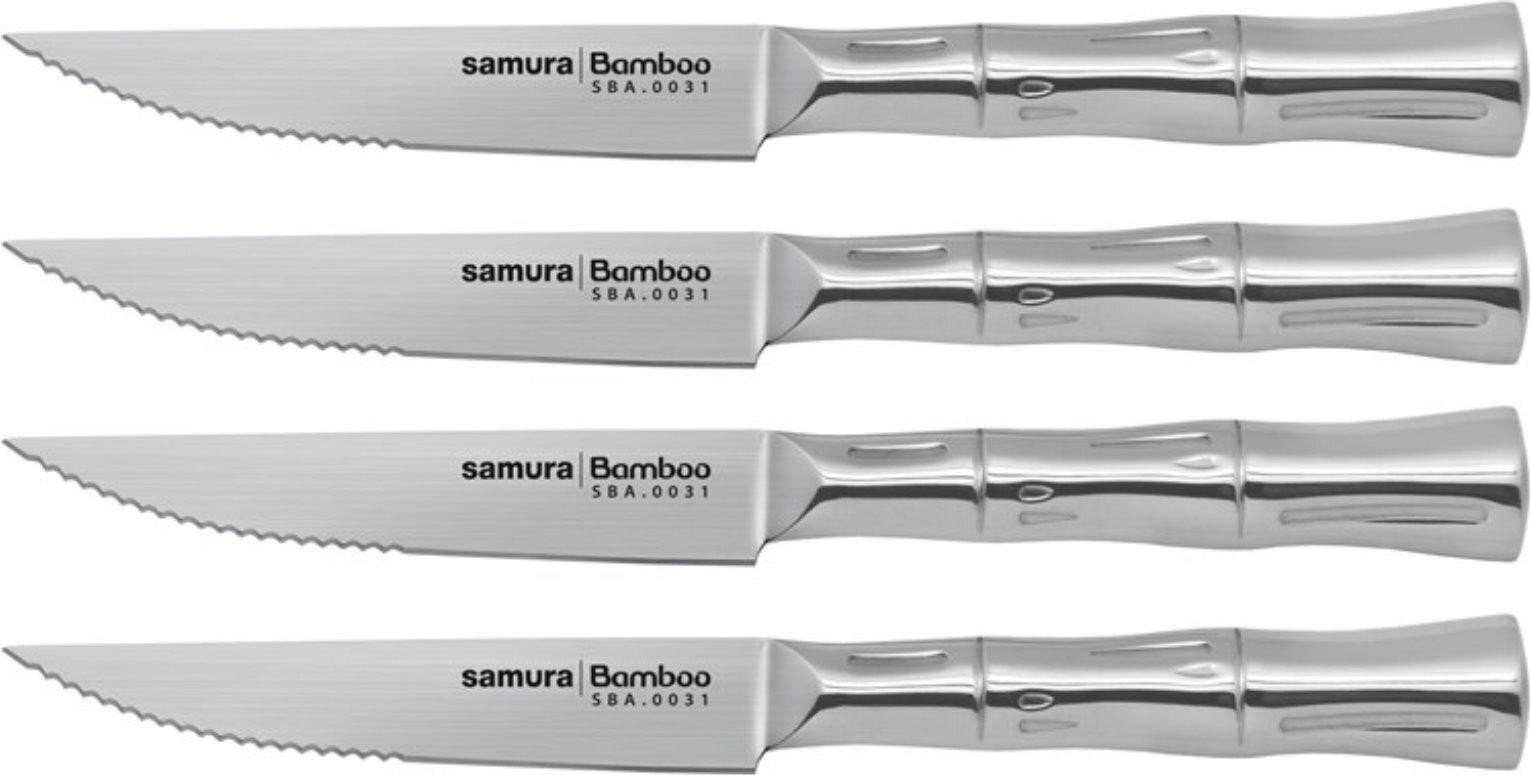 Samura Bamboo set van 4 steakmessen model SBA031S