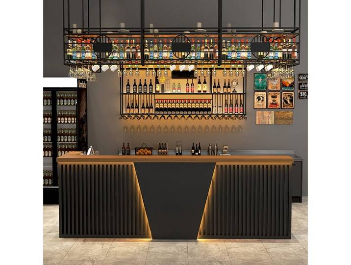 Muxing Empfangstheke in Linienoptik für Restaurant und Bar (1-St)