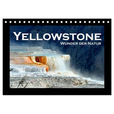 Yellowstone - Wunder der Natur (Tischkalender 2027 DIN A5 quer), CALVENDO Monatskalender