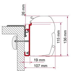 Fiamma Kit Rapido Serie 9 Halterung für F45