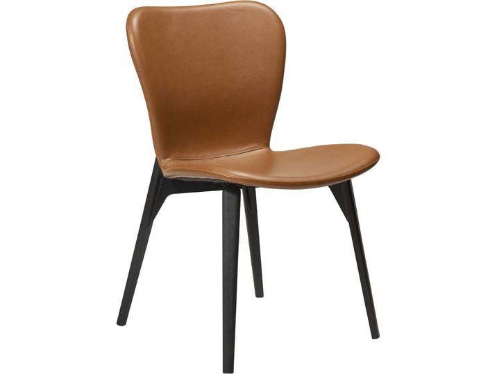 DAN-FORM Stuhl 2er-Set Paragon hellbraun Kunstleder