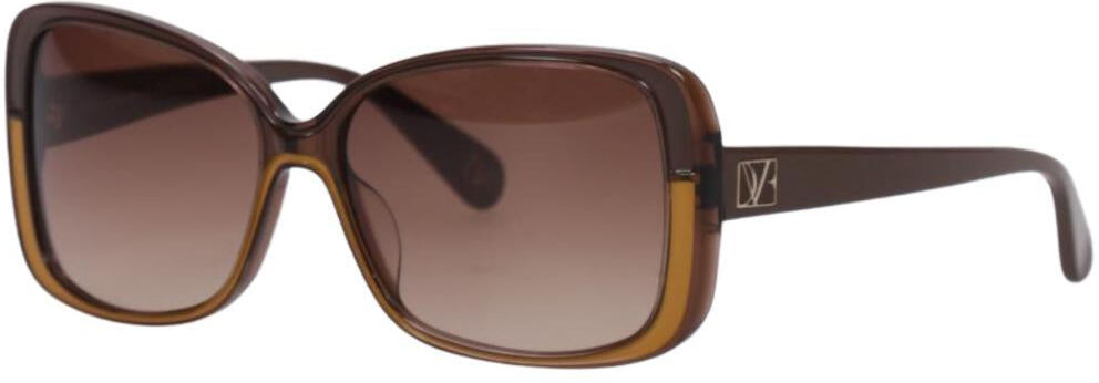 Diane VON Furstenberg Damen Sonnenbrille, Braun - Second Hand