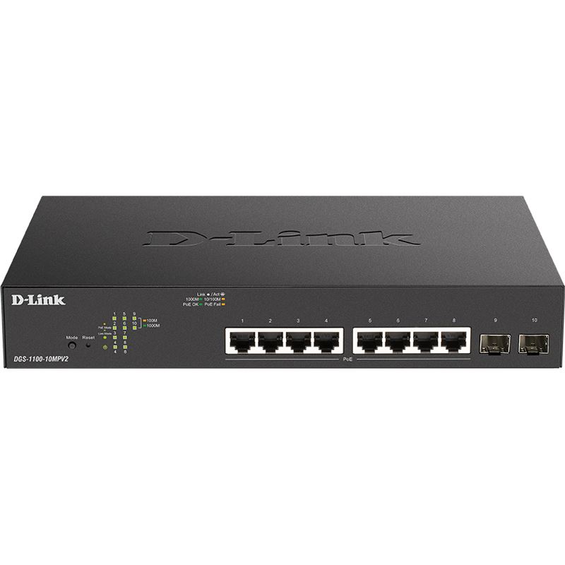 D-LINK 10-P POE+ Gigabit Smart Switch