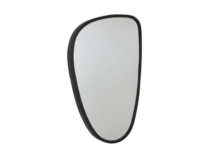 Loft42 Wandspiegel Origa Schwarz, Metall, 40x60x4 cm, Spiegel, Wandspiegel