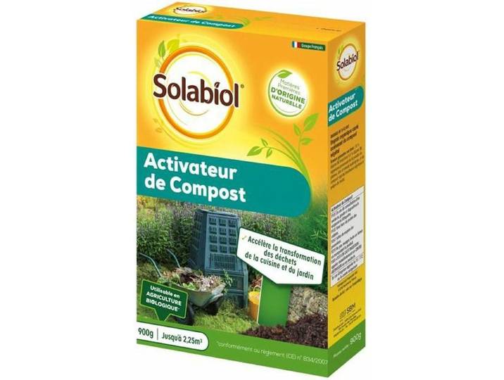 Activateur de compost naturel prêt à l'emploi 900 g - Solabiol