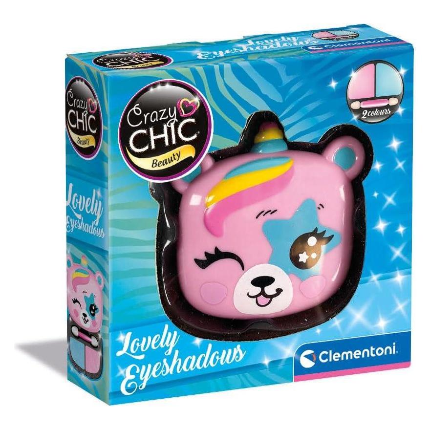 Clementoni 18820 Crazy Chic - Lovely Eyeshadow: Bär, Lidschatten-Make-up, sicher und hypoallergen, K (18820)
