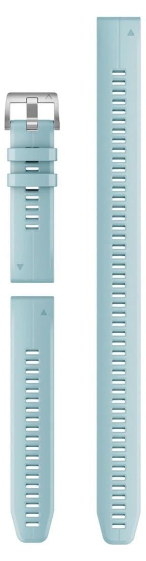 Garmin Quickfit siliconen horlogeband 22 mm zilverkleurig