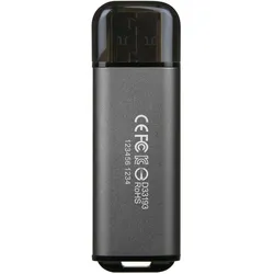 Transcend JetFlash 920 (128 GB, USB-A), USB Stick, Grau