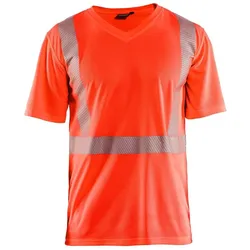 Blakläder,  unisex Warnschutz Shirt 3386 rot Grosse XS (XS)