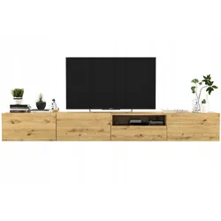 TV-LOWBOARD 2er-Set Enjoy Artisan Eiche 240 cm mit Schublade