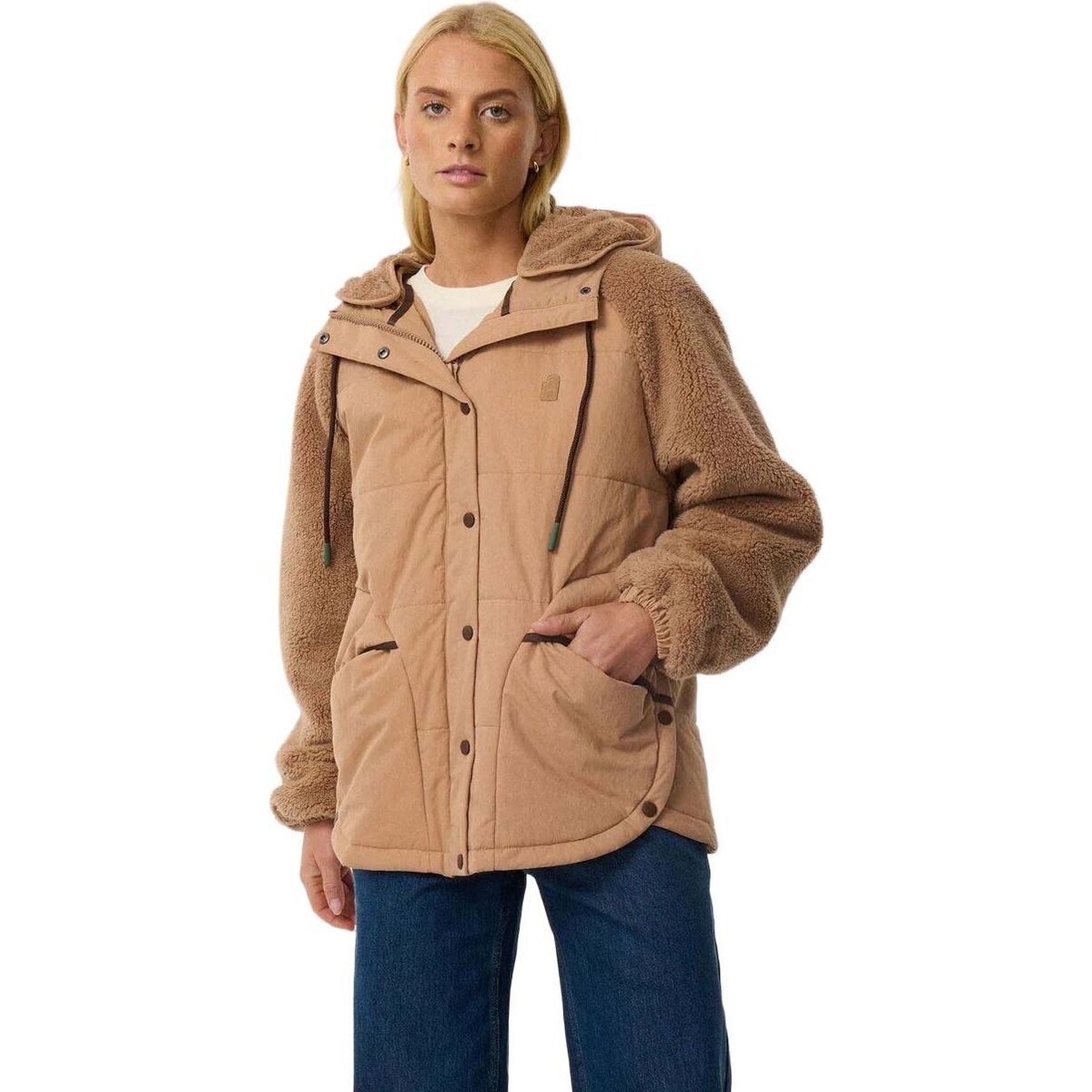 RipCurl S-series Splice Puffer brown (0009) S 03ZWJA-0009-S