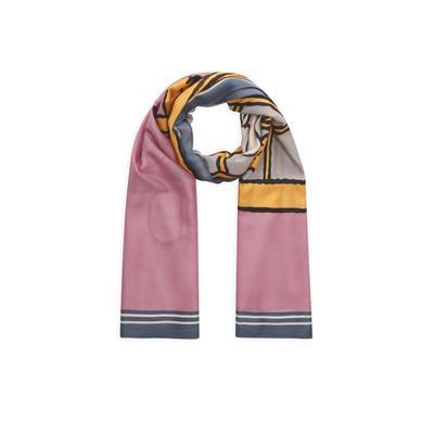 Modetuch CODELLO "Codello Schal", Damen, rosa, Obermaterial: 100% Viskose CV., Modetücher, mit Schoolbus-Motiv