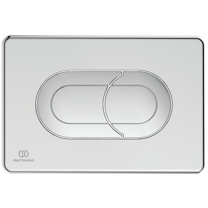 Ideal Standard Solea WC-Betätigungsplatte R0133AA 215x10x145mm, pneumatisch, chrom