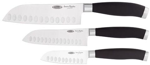 James Martin 3 Piece Santoku Knife Set