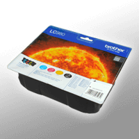 4 Brother Tinten LC-980VALBPDR Multipack 4-farbig