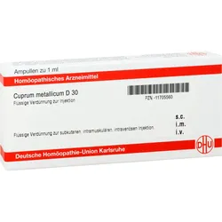 Cuprum Metallicum D30 Ampullen 8 ML