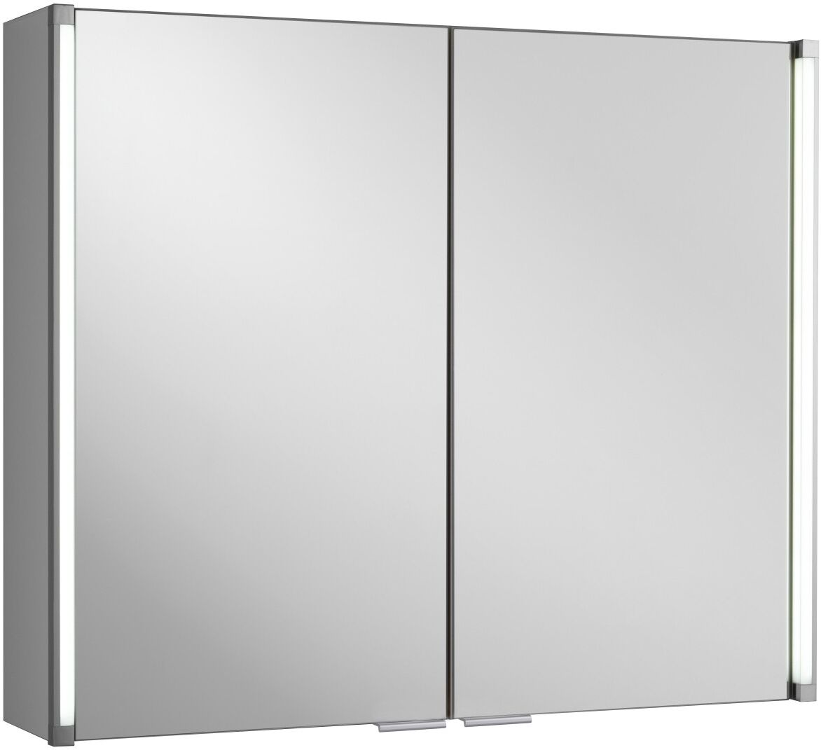 Fackelmann Spiegelschrank LED-LINE 81x67x16,5 weiß 2T, 82953 82953