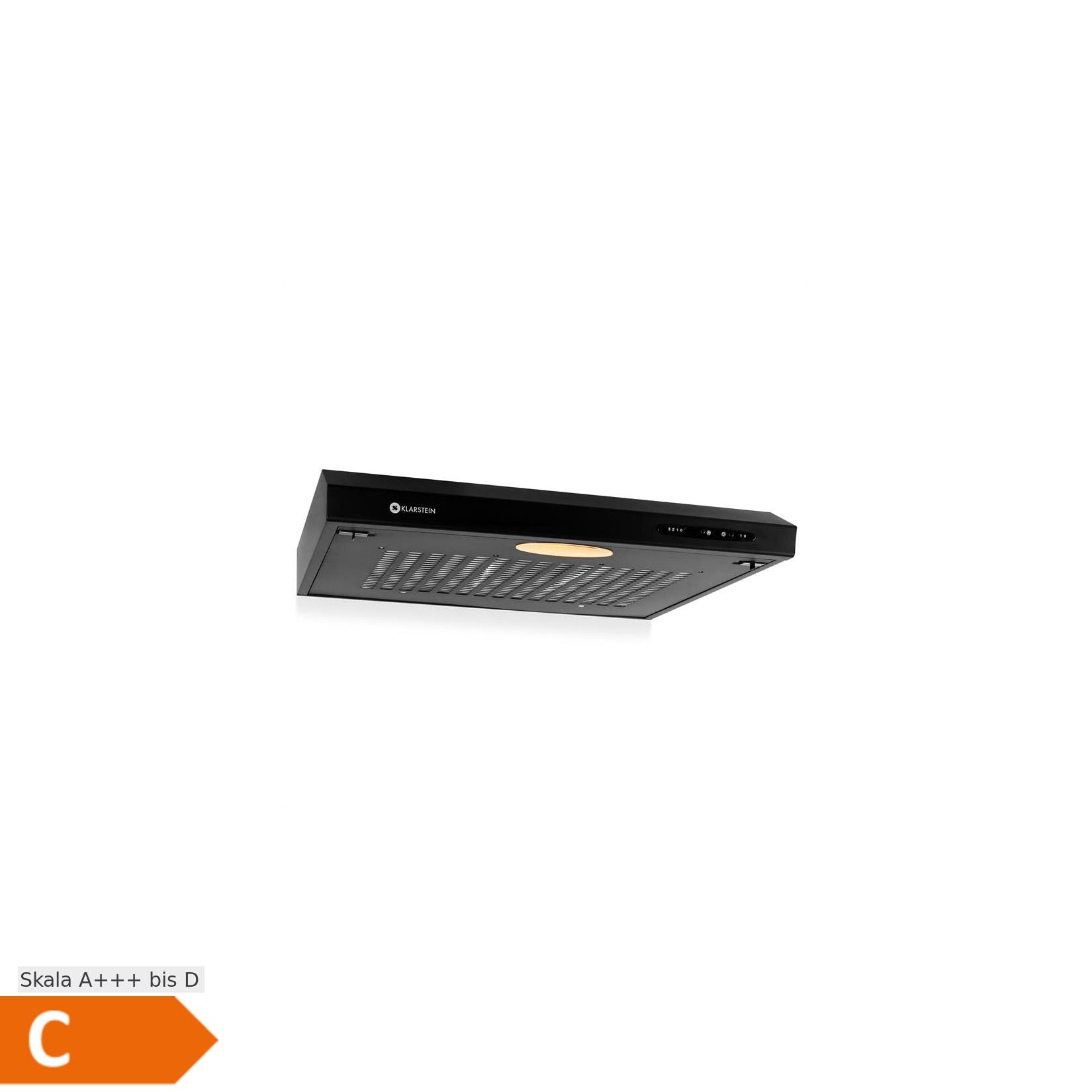 UW60BL Dunstabzugshaube 60 cm Abzug Unterbau LED 208 m³/h