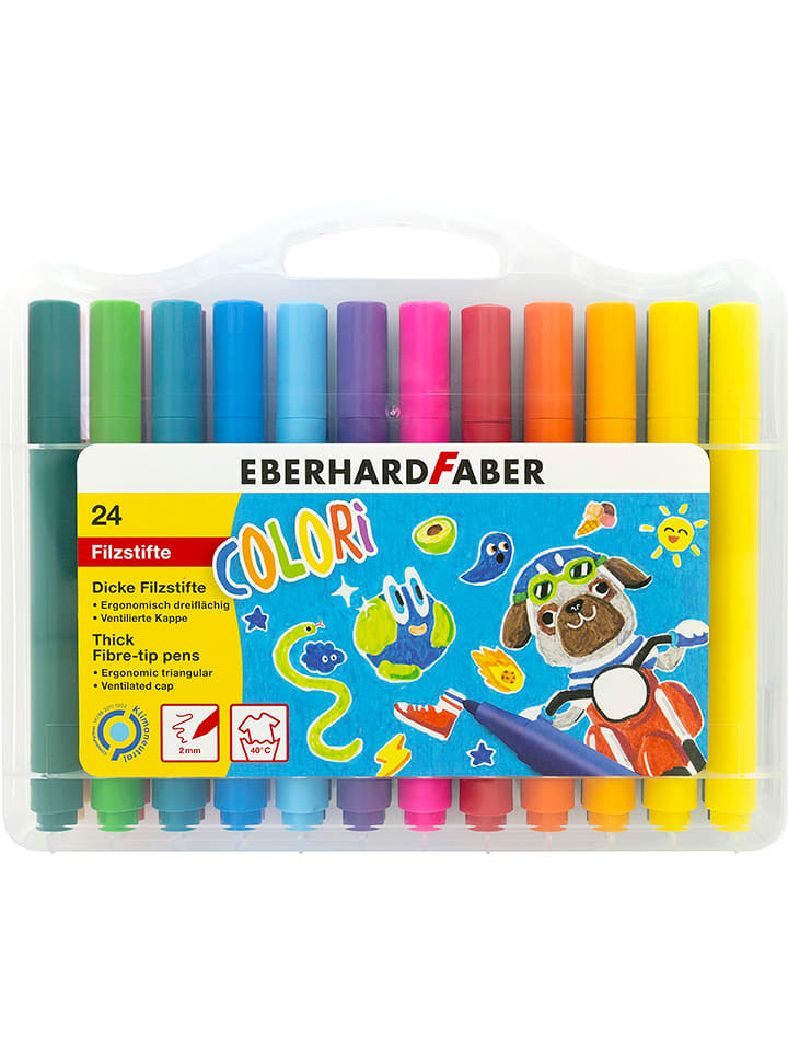 Eberhard Faber Filzstifte "Colori" - 24 Stück - onesize