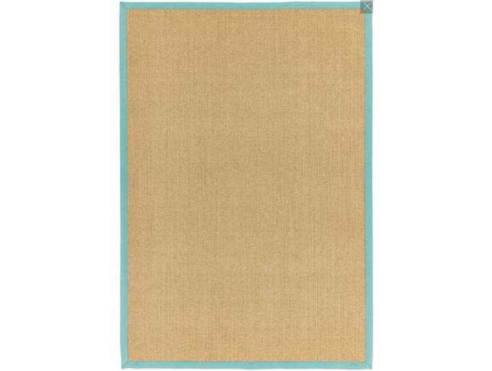 Tapis en fibre végétale bleu ciel 120x180 cm