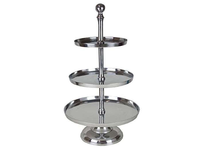 Casablanca Etagere - Trio - aus Alu poliert - D. 41 cm , H. 73 cm