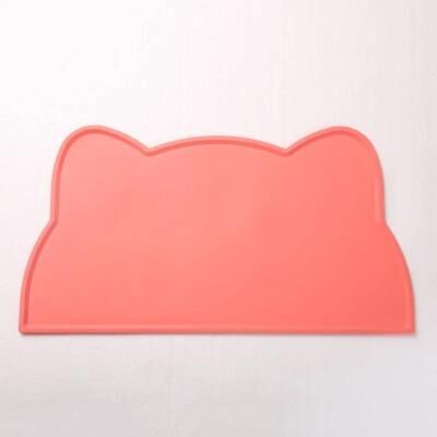 Uplift Picks Silicone Pet Feeding Mat Waterproof Non Slip Food Bowl Mat pink