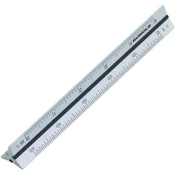 RUMOLD Dreikantlineal 10 cm