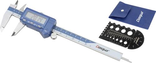 Dasqua 2015-2405 + 8511-0060 Digitaler Messschieber 150mm IP67